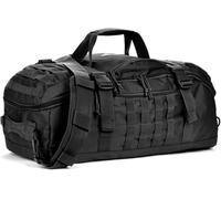 Borsa sportiva da viaggio, borsa da viaggio, borsa weekend per uomini e donne, borsa da allenamento per militari, sport, notte, basket, tattico, calcio, impermeabile e antistrappo, Nero , 30L