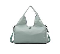 Borsa sportiva da viaggio con scomparto per scarpe e scomparto bagnato, grande borsa da palestra per uomo e donna, impermeabile, per yoga, tappetino da yoga e accessori da yoga, verde, Pratico