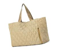 Borsa sportiva di grande capacità, borsa da viaggio, borsa da palestra alla moda, trapuntata, borsa per il weekend, borsa a tracolla alla moda, cachi