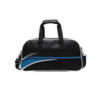 Borsa sportiva di grande capacità tracolla regolabile per palestra nuoto attività all'aperto PU borsa da palestra per nuoto fitness badminton Gear, Nero , Bellezza di massa