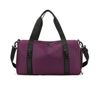 Borsa sportiva for uomo e donna, borsa da viaggio for il fitness con spazio indipendente for le scarpe, nuoto separazione tra asciutto bagnato di grande capacità(Purple)