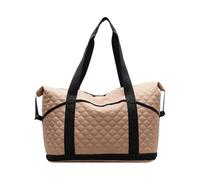 Borsa Sportiva Grande Capacità Fitness Travel Weekenders Bagagli Durante La Notte Con Separazione Secca E Bagnata Bagagli Da Viaggio Espandibile Sport Training, cachi, Mass Beauty