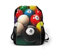 Borsa sportiva per donne uomini animali arte pollo pittura borsone da viaggio zaino con coulisse per sport di grande capacità, Stile 8, 45.5x41.5x36cm