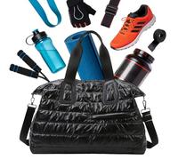 Borsa sportiva, zaino con scomparto umido, borsa da viaggio, cabina Weekend Duffel, per esterno, viaggio, viaggio, allenamento, fitness, sport, yoga, affari, lavoro, Nero, riferimento alla