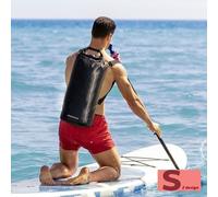 InnovaGoods - Borsa Impermeabile Sportiva Dryhux, Resistente all'Acqua, Multiuso per Sport Acquatici e Outdoor, 20L Capacità, Doppia Tracolla Regolabile, Chiusura Sicura Click, Multicolore, 20 L, PVC