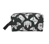 Borsa stampata dell'organizzatore di viaggio del controller del gioco, custodia ad alta densità di stoccaggio con schiuma protettiva per elettronica