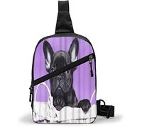 Borsa sul petto Anatomia divertente del Bulldog francese, Borse a tracolla Zaino a tracolla multiuso Zaino da viaggio impermeabile Escursionismo