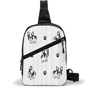 Borsa sul petto di bulldog francese, Borse a tracolla Zaino a tracolla multiuso Zaino da viaggio impermeabile Escursionismo