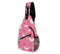 Borsa Sul Petto Fish Tail Scale Antifurto Zaino Monospalla Sportivo Zainetto Per Campeggio Ciclismo Donna 19X39Cm
