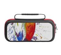 Borsa Switch 2 Painting, ParrotMoko Con 20 Slot , Cover Dockabile Per Joy-Con , Custodia Grigio Antishock One Size