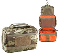 Borsa tattica da toilette da uomo, borsa igienica, strumento militare EDC Molle, borsa cosmetica da campeggio, CP, Tactical