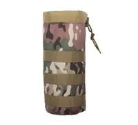 Borsa Tattica for Bottiglia Molle, Porta Bottiglia d'Acqua Molle da Viaggio/Sprots con Parte Superiore Aperta con Coulisse E Fondo in Rete(CP)