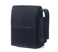 Borsa tattica Molle per il trasporto giornaliero, per kit da esterno, attrezzatura, articoli vari, scomparto per batteria militare, cintura, portafoglio, organizer per attrezzatura da esterno (Black)