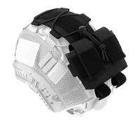 Borsa tattica per casco, per bilanciamento della batteria, borsa a contrappeso, accessorio per la caccia, custodia per dispositivi di visione notturna (nero)