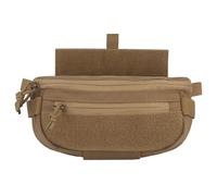 Borsa Tattica per Il Trasporto Addominale con Anello e Passante, Borsa per Attrezzi da Trasporto, Marsupio per Gilet Chest Rig(Brown)