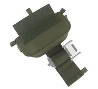 Borsa Tattica per Il Trasporto Addominale con Anello e Passante, Borsa per Attrezzi da Trasporto, Marsupio per Gilet Chest Rig(Green)