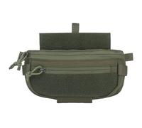 Borsa Tattica per Il Trasporto Addominale con Anello e Passante, Borsa per Attrezzi da Trasporto, Marsupio per Gilet Chest Rig(Green)
