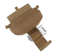 Borsa Tattica per Il Trasporto Addominale con Anello e Passante, Borsa per Attrezzi da Trasporto, Marsupio per Gilet Chest Rig(Brown)