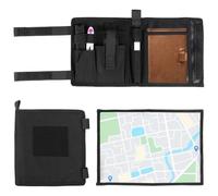 Borsa tattica per mappe con finestra trasparente, custodia impermeabile per escursionismo con portapenne
