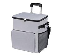 Borsa termica arrotolabile - Box Roller Cool | Postino del tram isolato con ruote da 35 litri con manico | Forziere di ghiaccio a prova di perdite per viaggi, pic-nic, spiaggia, campeggio, barbecue