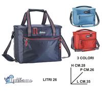 Borsa Termica Artic 26L 35x26x28h 4 Colori Isolante Tracolla