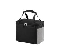 Borsa termica， Borsa da picnic for campeggio all'aperto, borsa for il pranzo portatile, contenitore termico for alimenti, borsa for la conservazione degli alimenti, contenitore for la cena(Black,S)