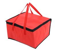 Borsa termica, Borsa scaldavivande Borsa per il trasporto di alimenti in tessuto non tessuto Borsa per la consegna di alimenti in foglio di alluminio per viaggi di trasporto (12 pollici (40*40*24 cm))