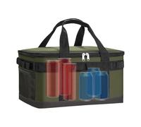 Borsa termica - Borsa termica da viaggio - Tote Cibo con pacchetto di ghiaccio per pesca, campeggio, lavoro all'aperto, viaggio su strada, pic-nic golf