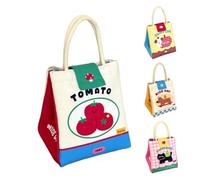 Borsa termica carina per il pranzo, contenitore termico alla moda per l'impiegato d'ufficio