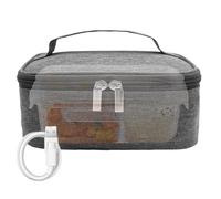 Borsa termica compatta per il pranzo, borsa termica multi-temperatura, 21 cm, con riscaldamento elettrico, riscaldatore portatile per il pranzo da viaggio, borsa riscaldata con costruzione, accessorio