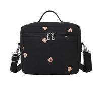 Borsa termica da viaggio per alimenti di grande capacità borsa a tracolla borsa a tracolla ricamo orso isolato borsa pranzo mamma maternità