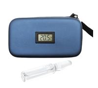 Borsa termica da viaggio per medicinali, con display digitale LCD, controllo della temperatura a lunga durata, portatile, accessorio per la salute da viaggio, borsa per la conservazione dei farmaci