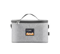 Borsa termica e isolante per alimenti e bottiglie per il latte per auto Borsa per ricarica e riscaldamento per auto all'aperto con display LCD