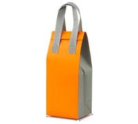 Borsa termica for il pranzo, borsa for alimenti in tessuto non, confezione da 25 misure multiple di colore arancione(Organe 29x13x11cm)