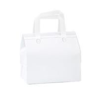 Borsa termica for il pranzo, borsa in tessuto non for alimenti, torte, bevande, confezione da 10 misure multiple multicolori(Wit,26x21x11cm)