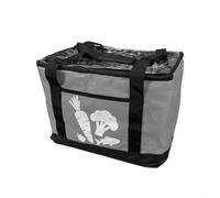 Borsa termica in tessuto Oxford ispessito, 36 l, resistente, in tessuto | Mantiene il cibo caldo o freddo per oltre 5 ore, rivestimento in PEVA, guarnizione a tenuta stagna, ideale per lavoro