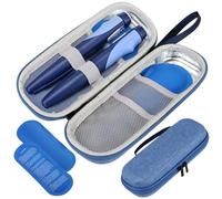 Borsa Termica Insulina Viaggio Porta Insulina Termico Portatile con 2Impacchi Ghiaccio Custodia Penne Insulina Mini Borsa Frigo Frigorifero per Diabetici L'insulina Farmaci Isotermico Impermeabile Blu