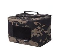 Borsa Termica Isolante Pranzo Picnic Porta Vivande Contenitore Cibo Sacca Frigo Leggera E Compatta 24l X 17 X 16 Cm Capacità 65 L Adatta Scuola Trekking Gite Fuori Porta, Nero Mimetico