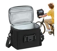 Borsa termica leggera e riutilizzabile per conservare gli alimenti, accessori per ciclismo e mountain bike, borsa portatile anteriore per bicicletta, borsa termica per manubrio bici grande