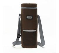 Borsa termica multiuso per pranzo e bevande, adatta per campeggio e spiaggia (1,5 l, marrone)