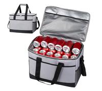 Borsa termica per alimenti sacchetti isotermici per alimenti freddi e caldi | Borsa da 35 litri impermeabile con manico per pic-nic, spiaggia, pranzo, scuola, campeggio attività