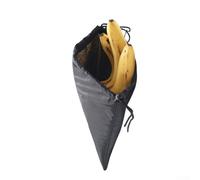 Borsa termica per banane da frigorifero, riutilizzabile, foderata in alluminio, mantiene le banane fresche più a lungo, con coulisse, per conservare frutta e verdura (420D)