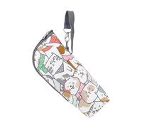 Borsa termica per biberon, borsa termica per bambini, a doppio strato, a prova di perdite, con tracolla, isolata, portatile, impermeabile, contenitore da viaggio per allattamento, A, Refer to