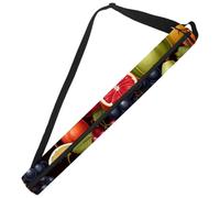 Borsa termica per birra da golf, borsa termica da golf Oxford, accessori da golf, 7 lattine isolate con foglie di zucca del Ringraziamento, con tracolla regolabile e doppia cerniera per mantenere il