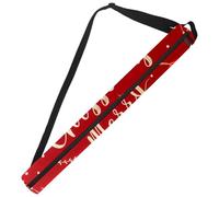 Borsa termica per birra da golf, borsa termica da golf Oxford, accessorio da golf, 7 lattine isolate con scritta Merry Christmas, con tracolla regolabile e doppia cerniera per mantenere il freddo,