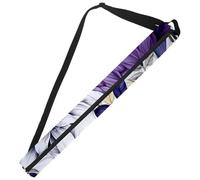 Borsa termica per birra da golf, borsa termica Oxford da golf, accessori da golf, 7 lattine di inchiostro isolato, colore viola, con tracolla regolabile e doppia cerniera per mantenere il freddo,