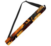 Borsa termica per birra da golf, borsa termica Oxford da golf, accessori da golf, 7 lattine isolate con foglie del Ringraziamento, con tracolla regolabile e doppia cerniera per mantenere il freddo,