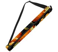 Borsa termica per birra da golf, borsa termica Oxford da golf, accessori da golf, 7 lattine isolate con foglie di zucca del Ringraziamento, con tracolla regolabile e doppia cerniera per mantenere il