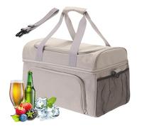 Borsa termica per il freddo, 30 l, a prova di perdite, morbida, pieghevole, per la spesa, isolata e impermeabile, per pranzo, lavoro, cibo, scuola, bambini, spiaggia, picnic, shopping