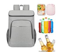 Borsa termica per il pranzo, 50 l, con scomparti multipli | Grande capacità isolato pranzo zaino per il lavoro all'aperto picnic shopping escursionismo campeggio pesca spiaggia auto